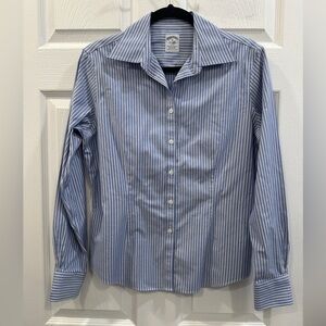 Brooks Brothers Non-Iron Fitted Button-Down size 8 EUC